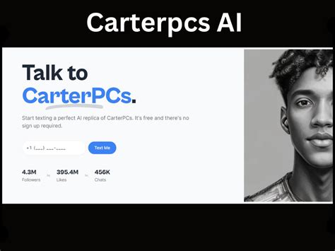 You can use it to interact with him and get insights on various tech topics through text or voice messages. . Carterpcs ai